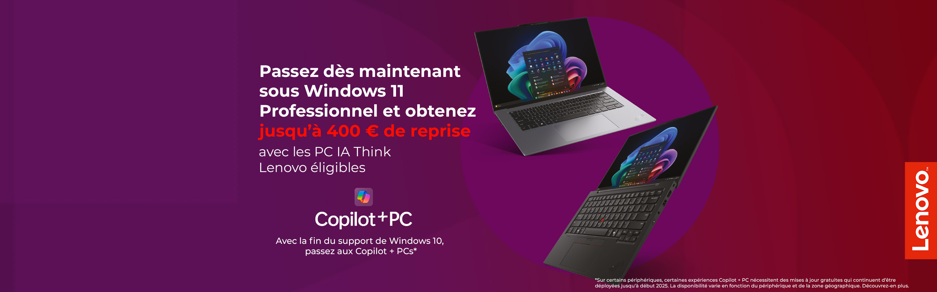 Si votre ancien PC finançait le prochain ? Découvrez l’offre IA de Lenovo