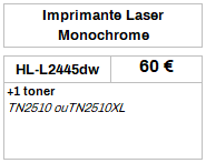 Imprimante Laser Monchrome Brother