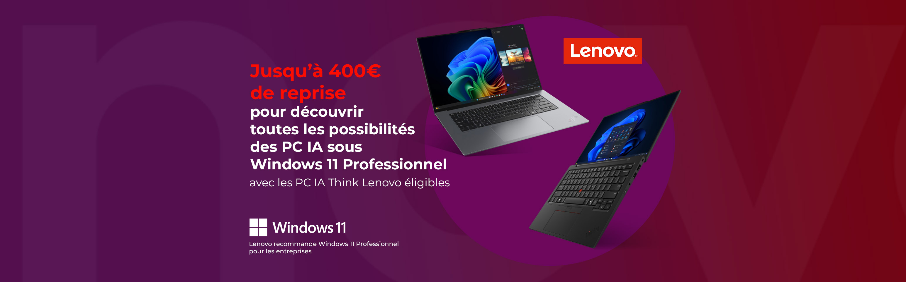 Si votre ancien PC finançait le prochain ? Découvrez l’offre IA de Lenovo